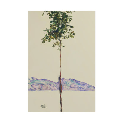 Little Tree poster by Egon Schiele  - 20x30 inch poster print