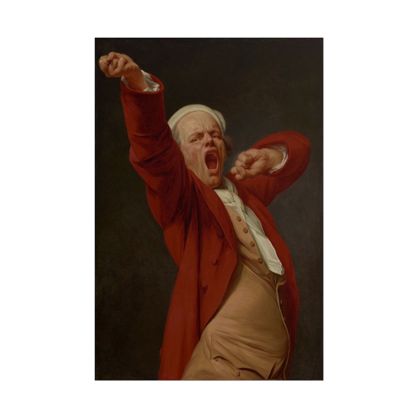 Self-Portrait Yawning