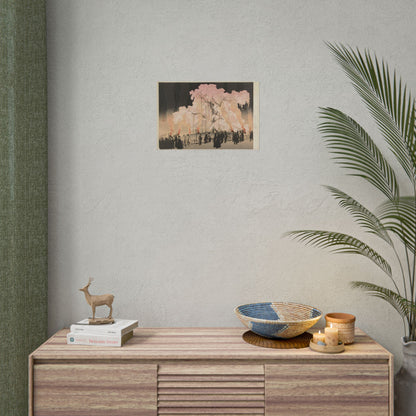 Evening Cherry Blossoms Print