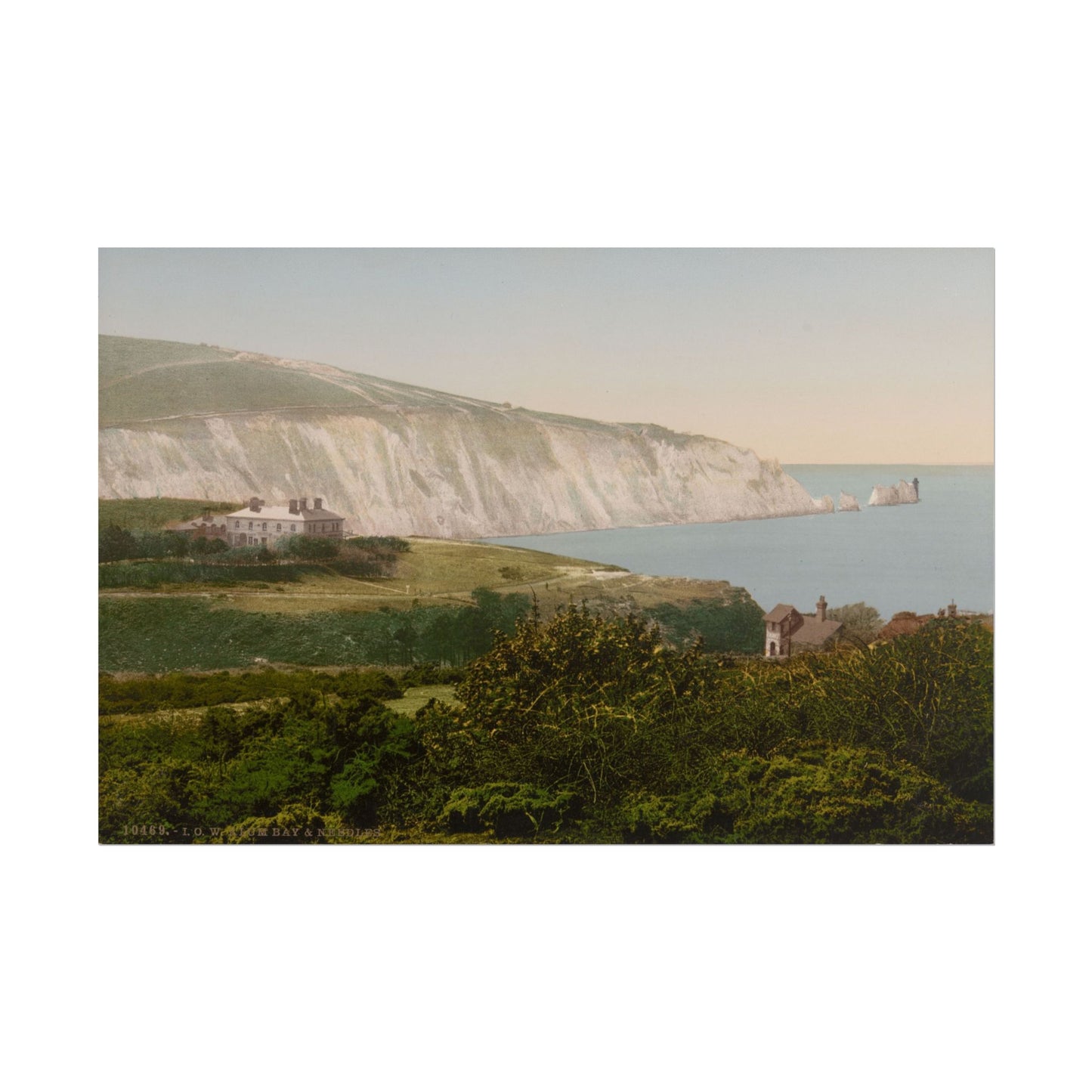 View of Alum Bay on the Isle of Wight