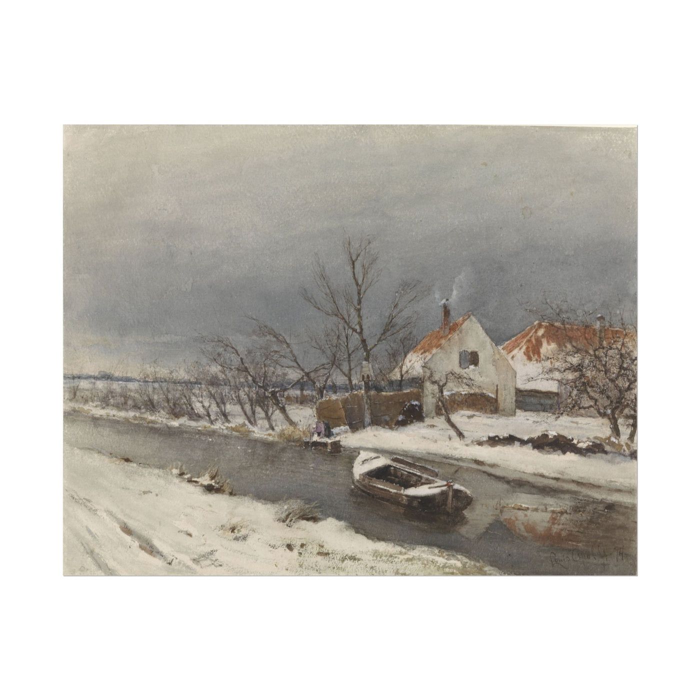 Winter Landscape Art Print 14″×11″