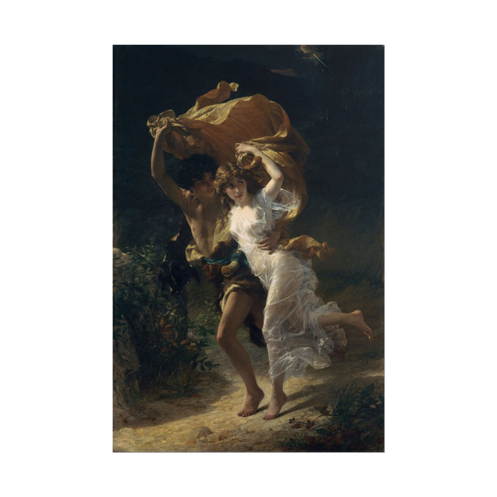 The Storm poster by Pierre Auguste Cot  - 12x18 inch print