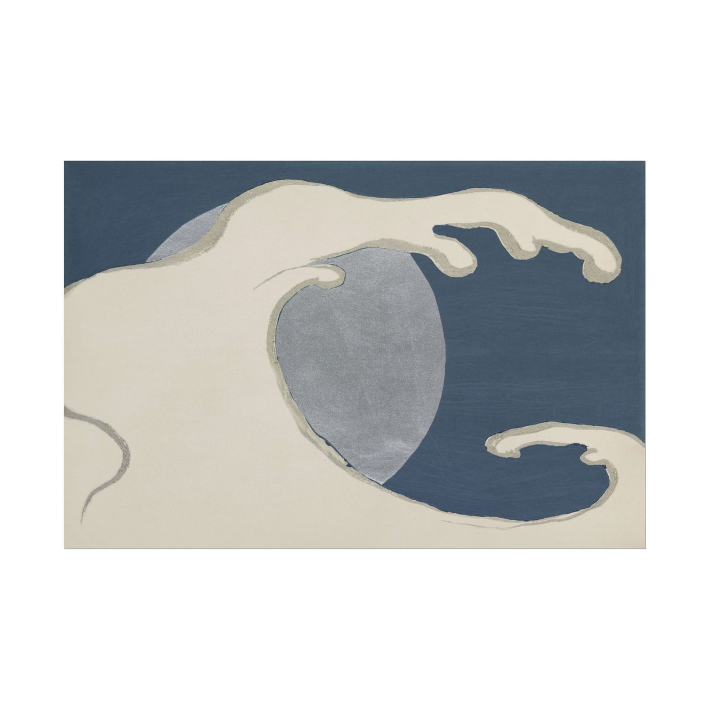 Waves and Sun from Momoyogusa - Flowers Of A Hundred Generations 18″×12″