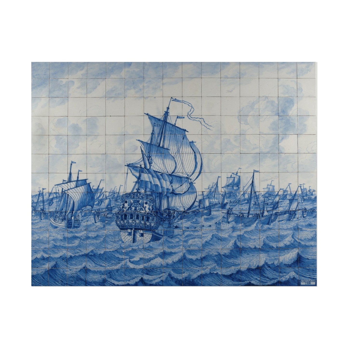 Warship Rotterdam Tile Panel