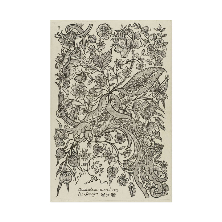 Textile Art poster by Alexander Senegat - 12x18 inch print