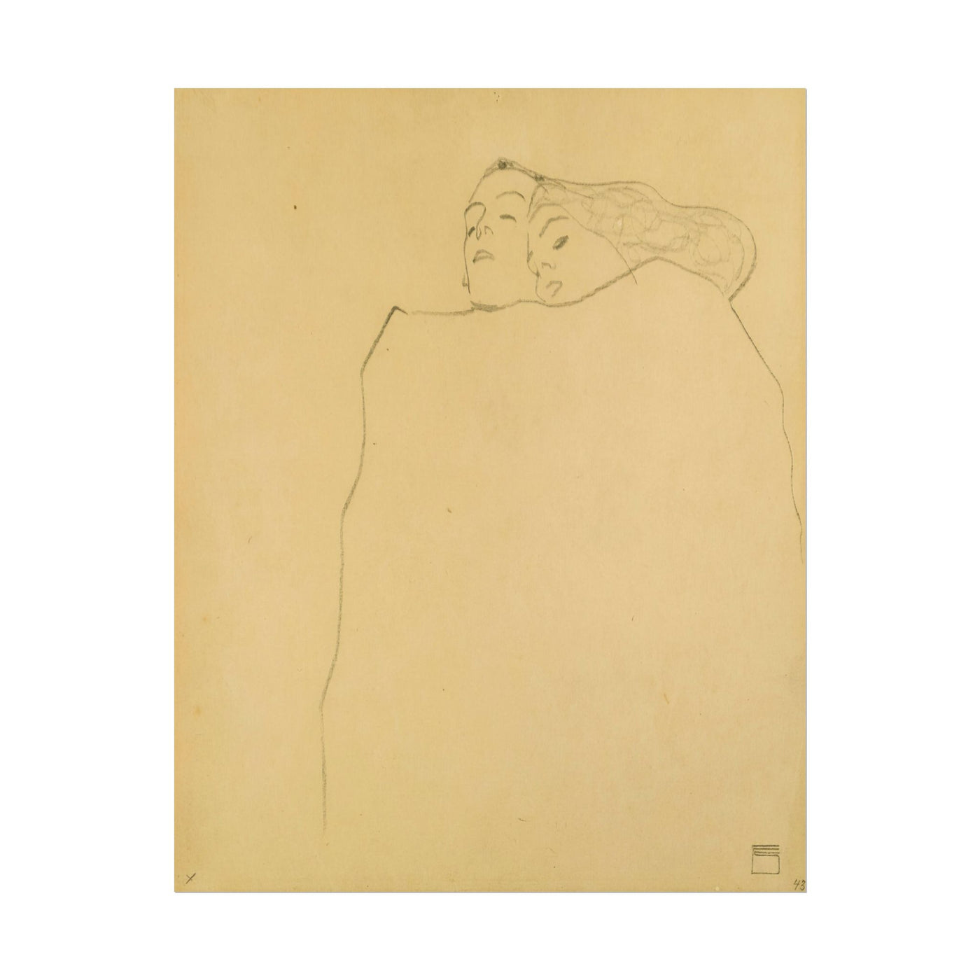 Sleeping Couple 11×14