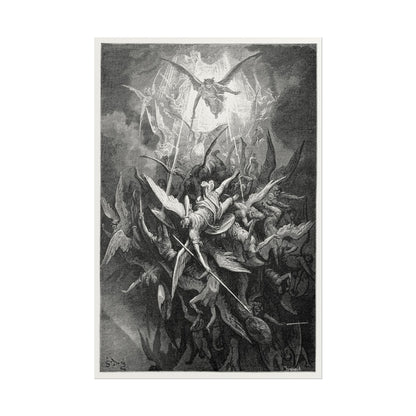 Paradise Lost poster by Gustave Dore  - 24x36 inch wall art