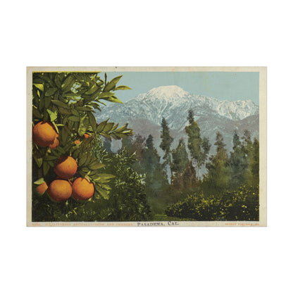 A California Anomaly, Snow and Oranges