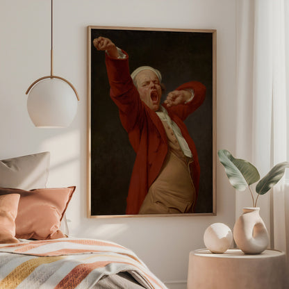 Self-Portrait Yawning