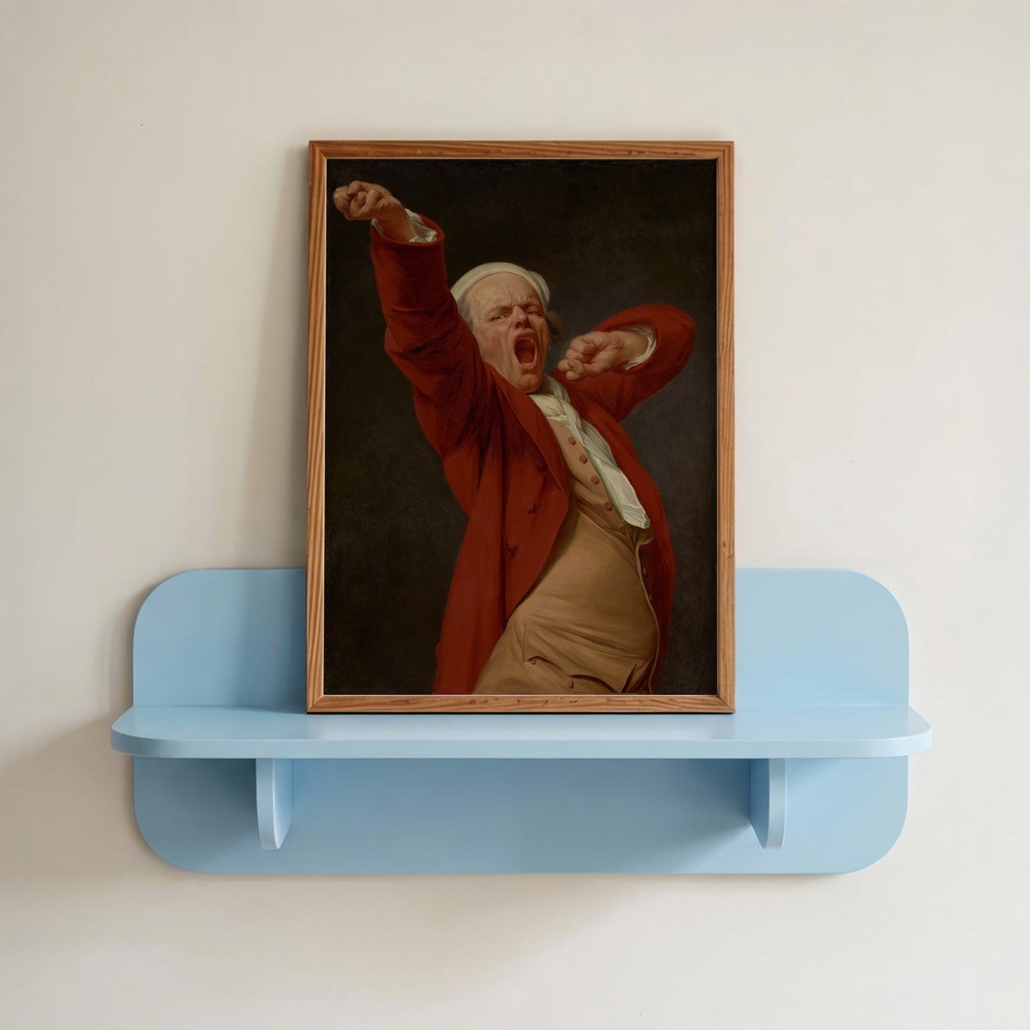 Self-Portrait Yawning