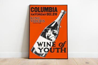 Wine of Youth poster by Metro Goldwyn Mayer - Black frame wall art
