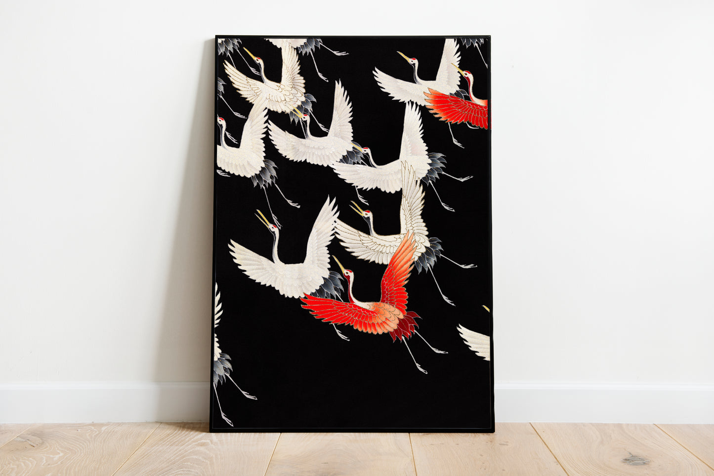 Furisode with a Myriad of Flying Crane