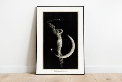 Spiritual Elegance The Universal Favorite poster by Geo. H. Walker - Black frame wall art