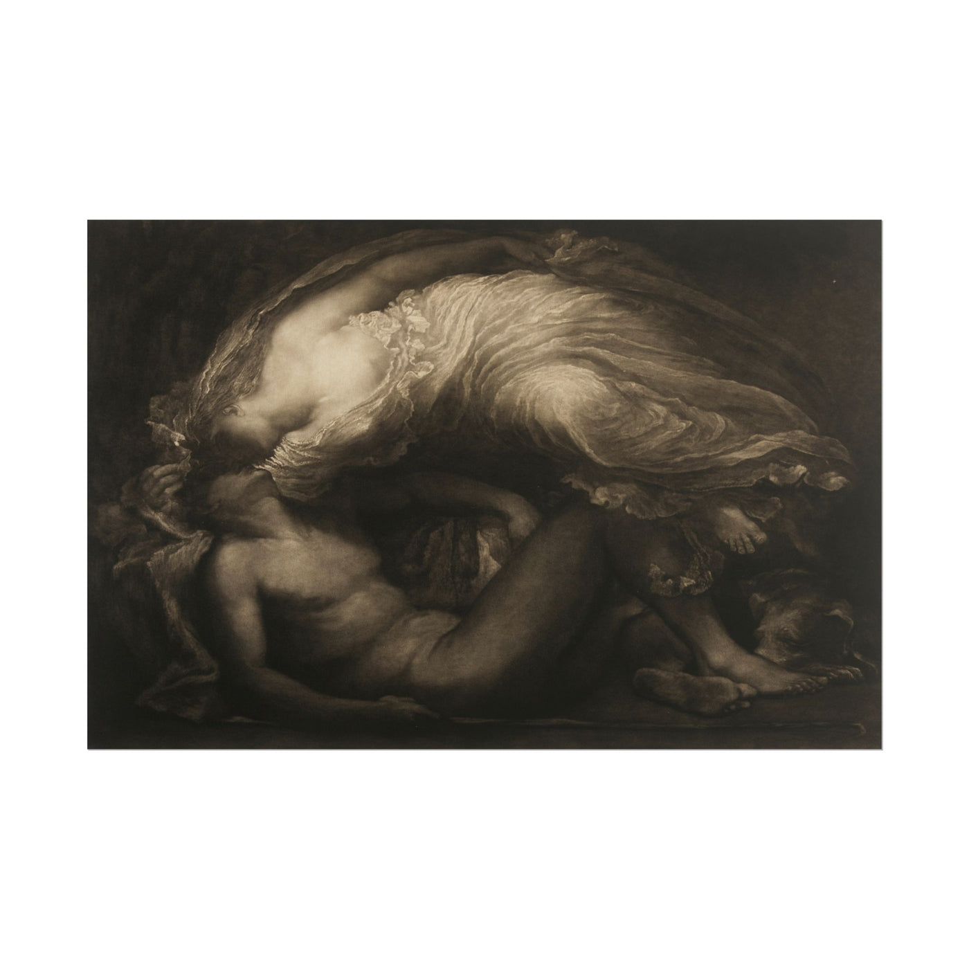 Diana and Endymion 18″×12″