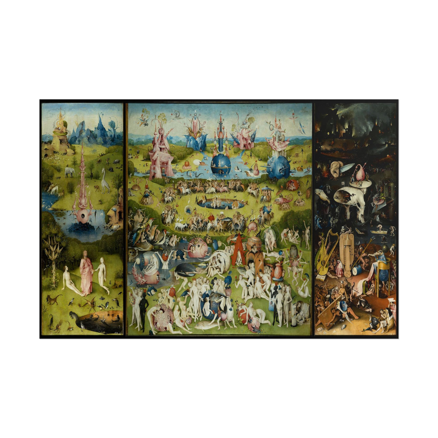 The Garden of Earthly Delights 18″×12″