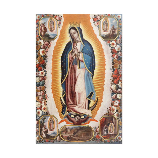 Our Lady of Guadalupe - Virgin Mary poster by Safavid Isfahan - 12x18 inch print