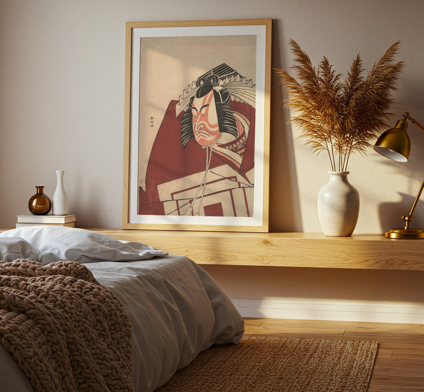 Ichikawa Monnosuke II in a Shibaraku Performance