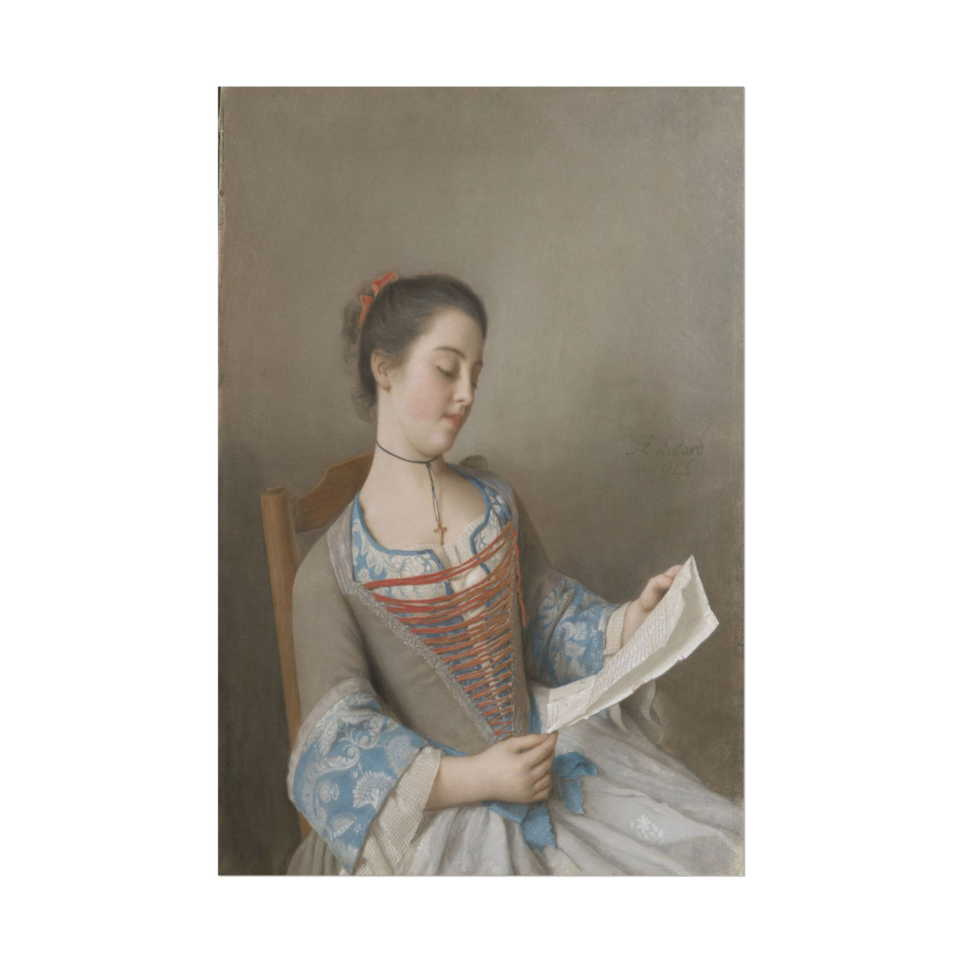 Vintage Portrait of Young Woman 12″×18″
