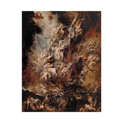 The Fall of the Damned poster by Peter Paul Rubens - 11x14 inch print