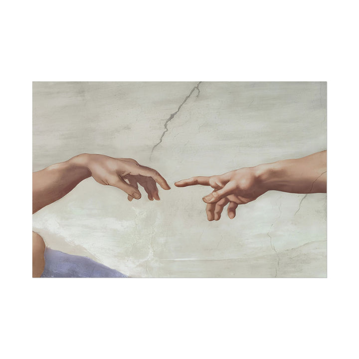 The Creation of Adam poster by Michelangelo  - 12x18 inch print