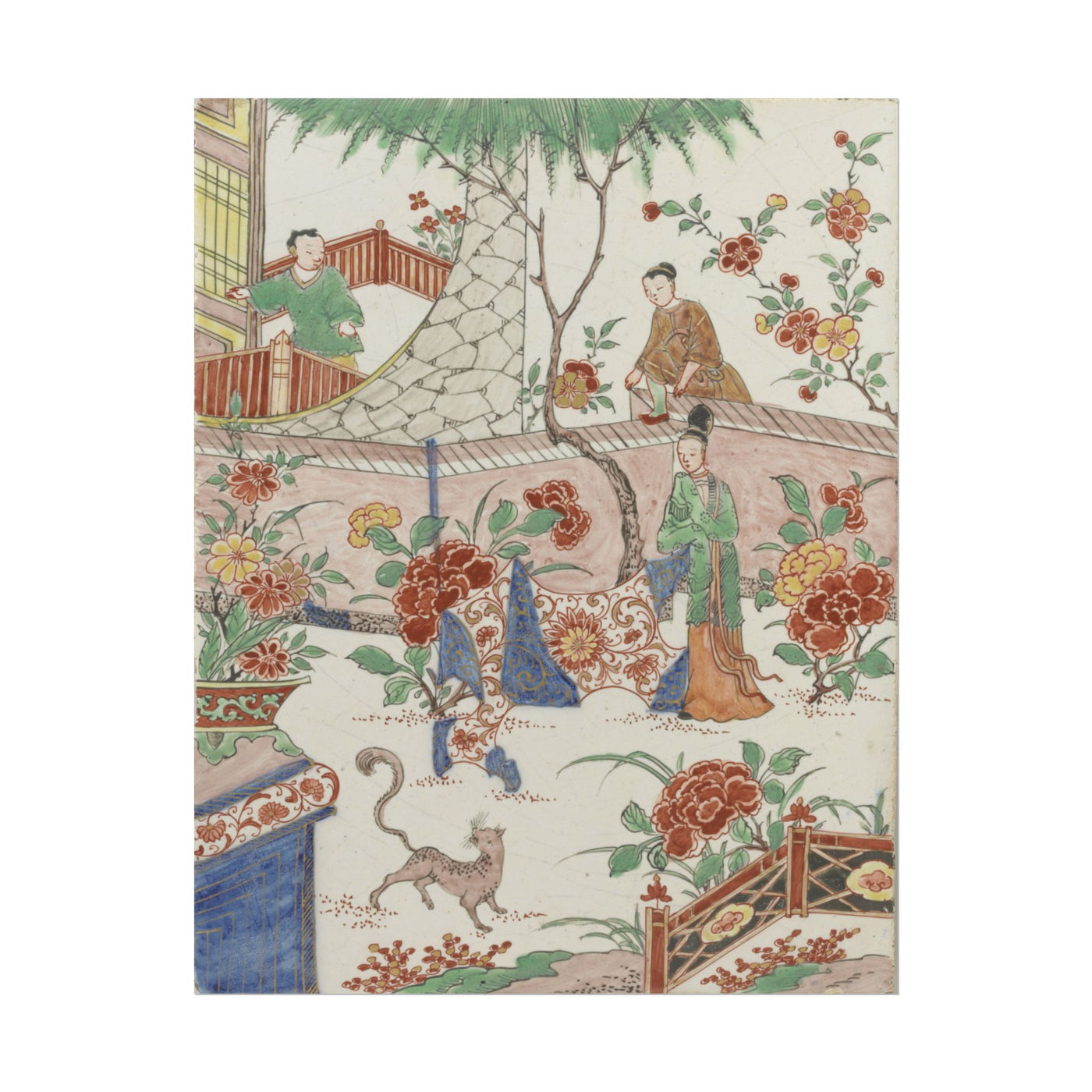 Asian Floral Art Print 11″×14″