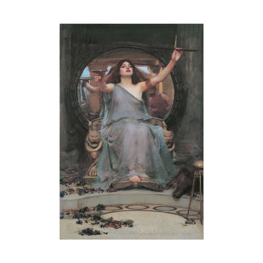 Circe Offering the Cup to Ulysses poster by John William Waterhouse - 12x18 inch print