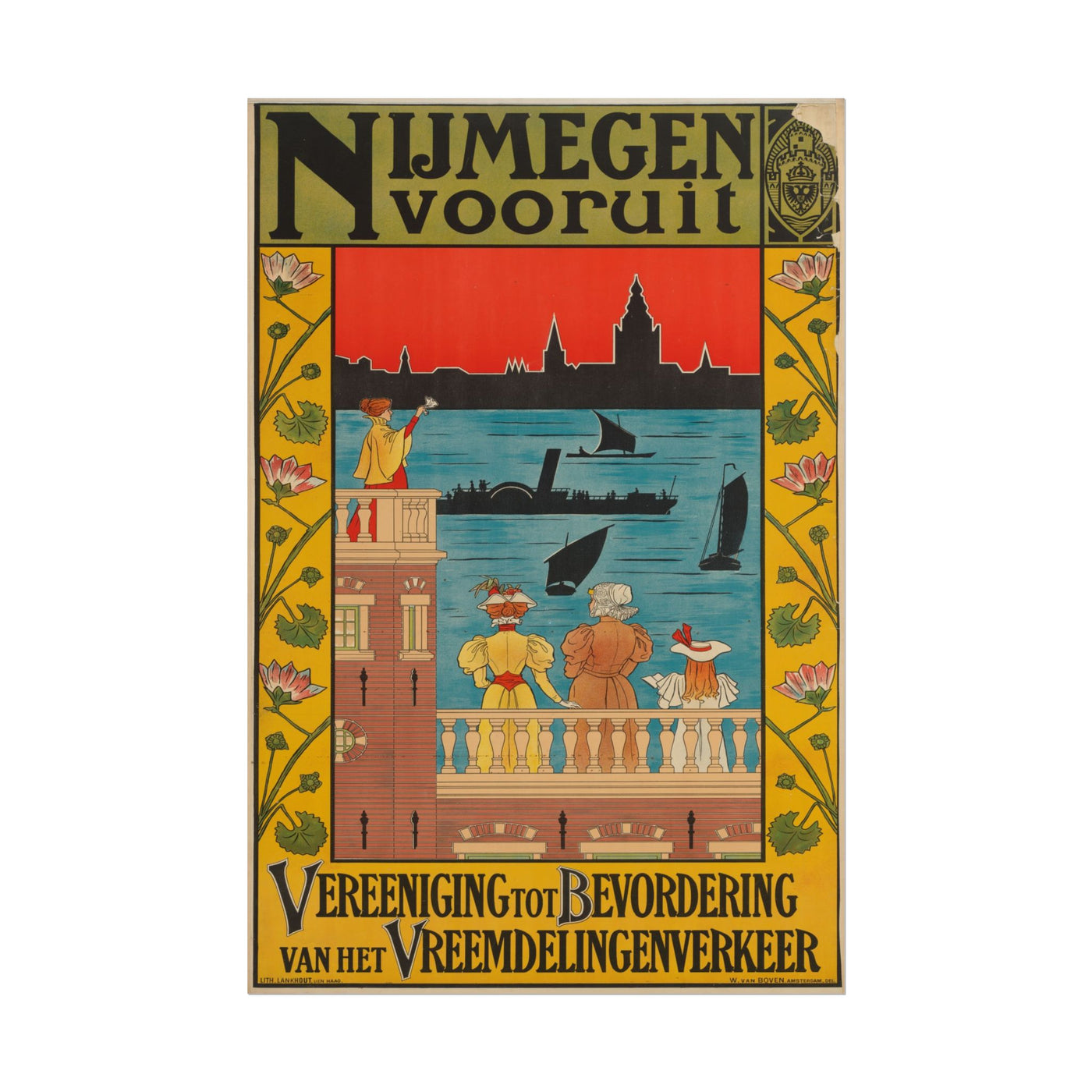 Tourism Promotion Poster in Nijmegen 12″×18″