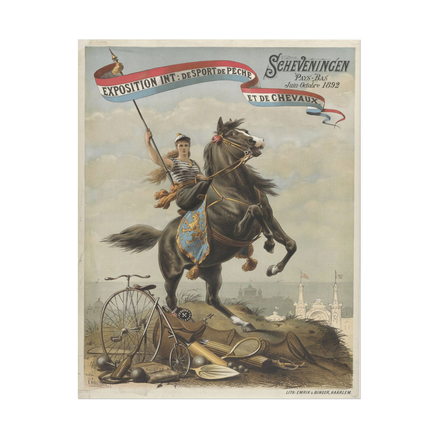 Fishing and Horses Exhibition 11″×14″