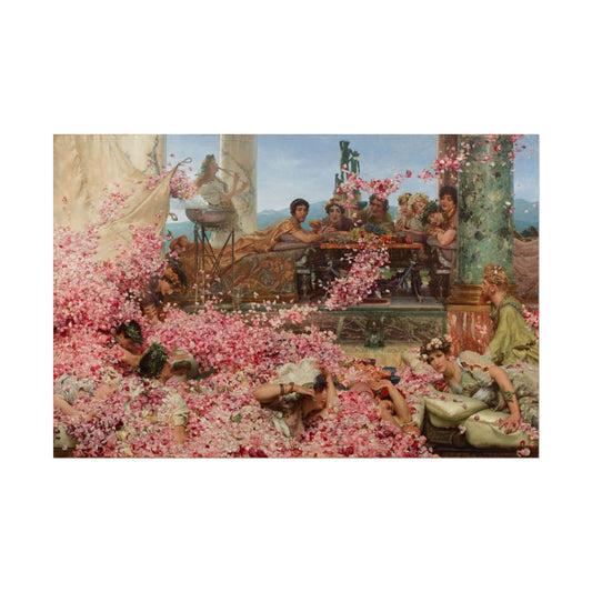The Roses of Heliogabalus poster by Lawrence Alma-Tadema - 12x18 inch print