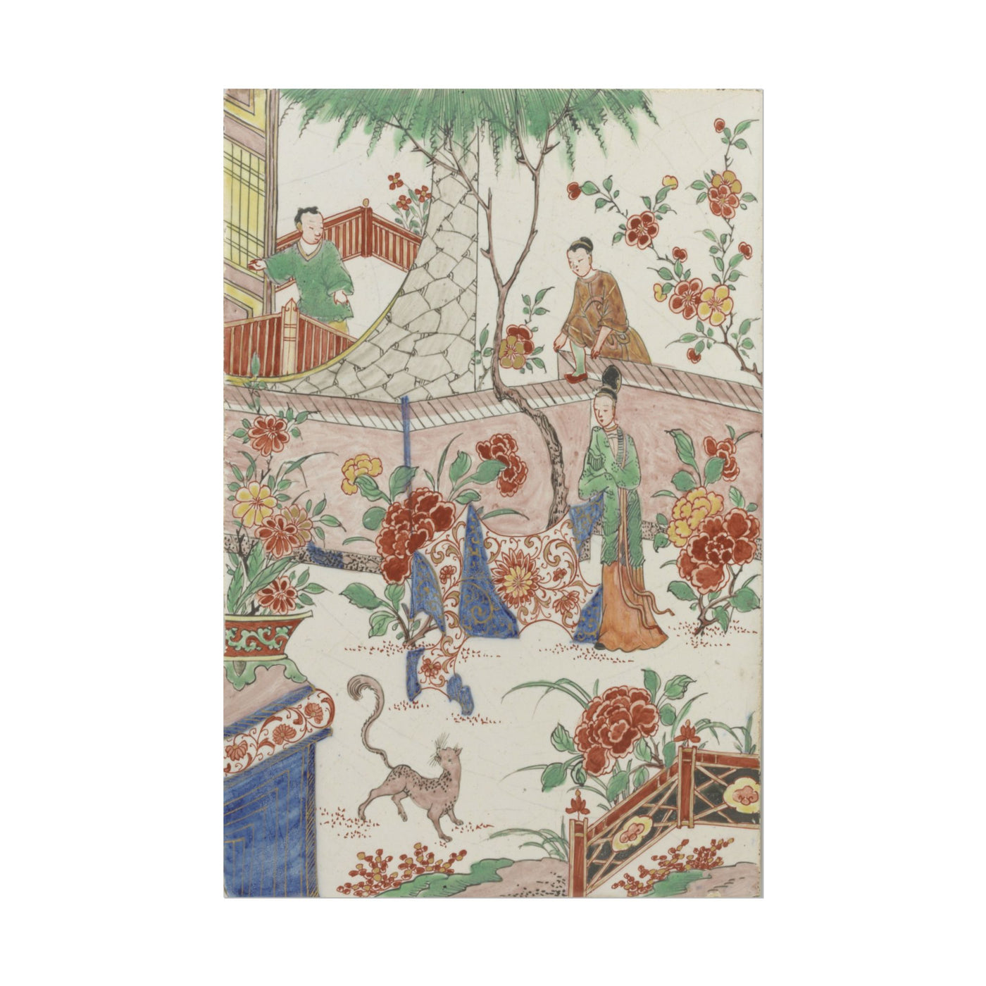 Asian Floral Art Print 12″×18″