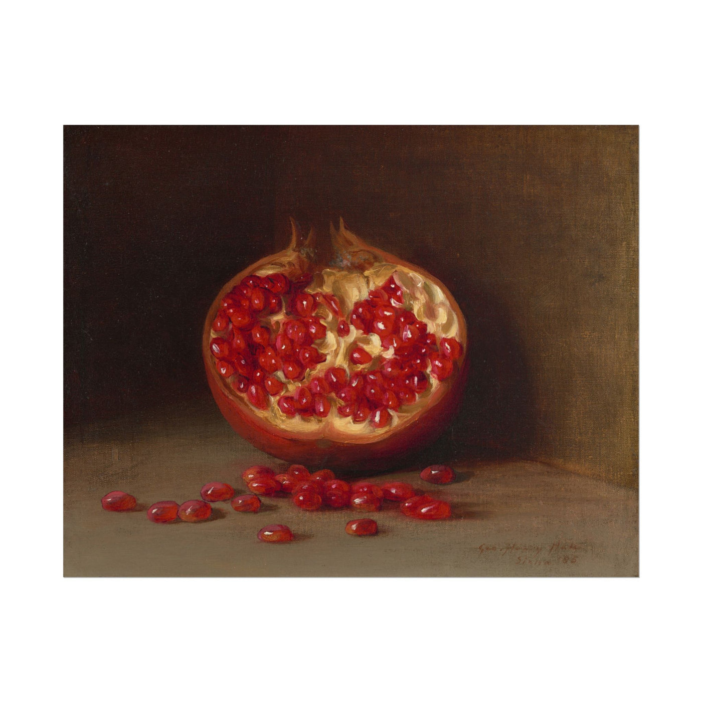 Pomegranate Still Life 14″×11″