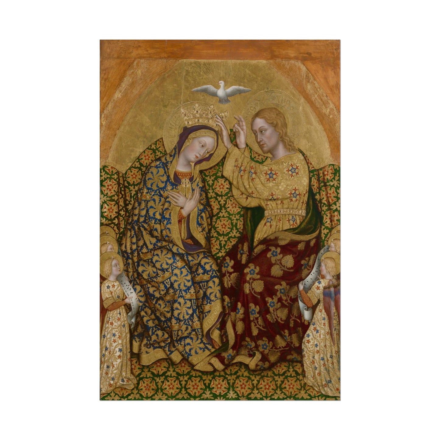 Divine Mary and Christ Art Print