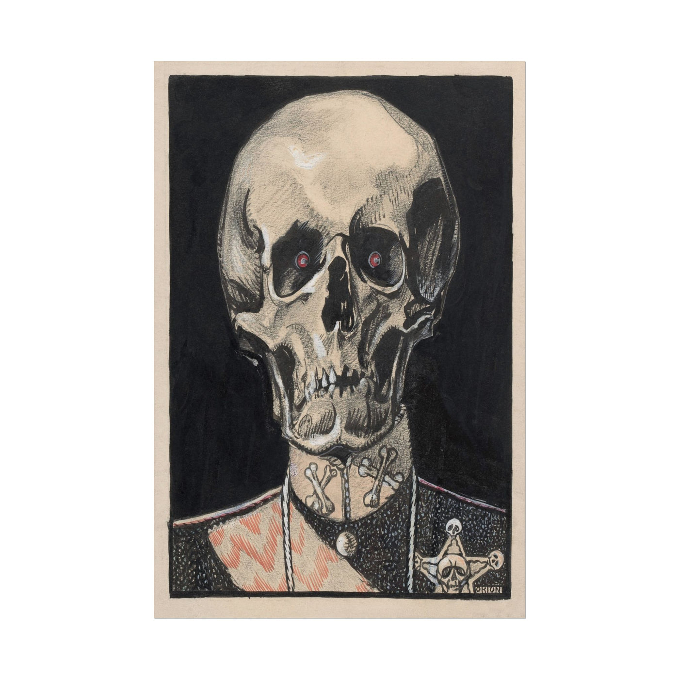 Skull Art Print 12″×18″