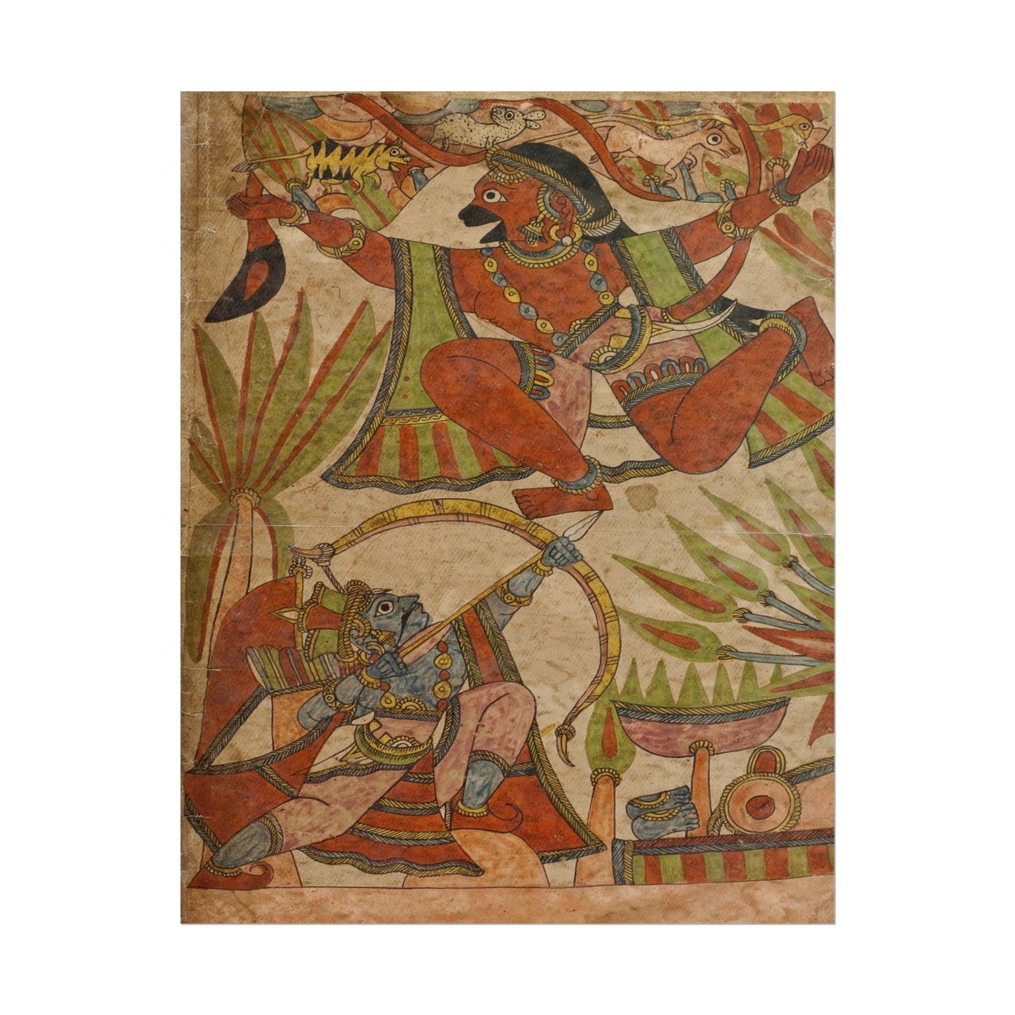 Bharata Shoots at Hanuman