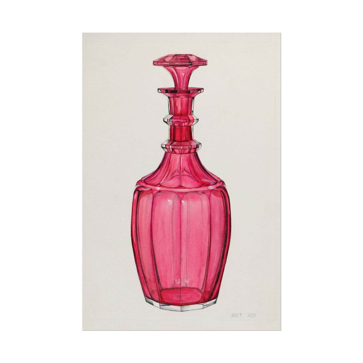Perfume Bottle Carafe 12″×18″