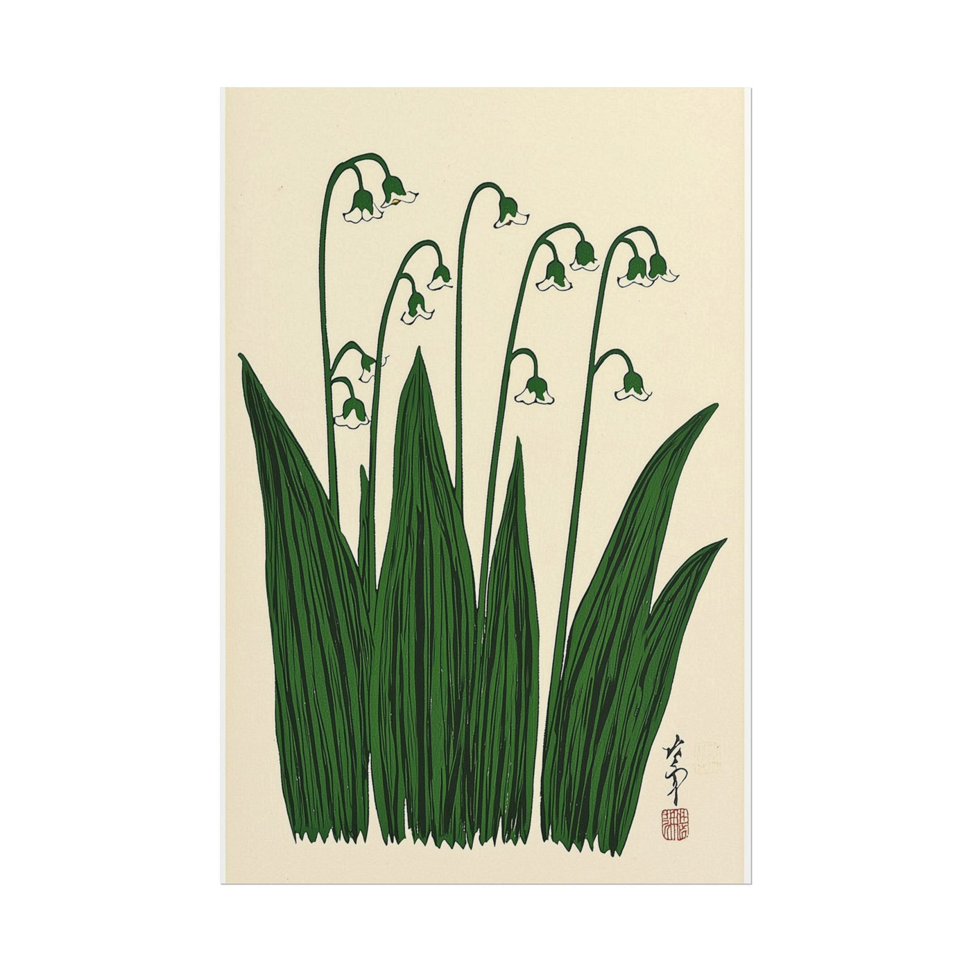 Japanese Flower 12″×18″