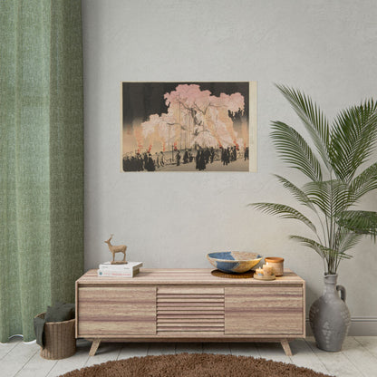 Evening Cherry Blossoms Print