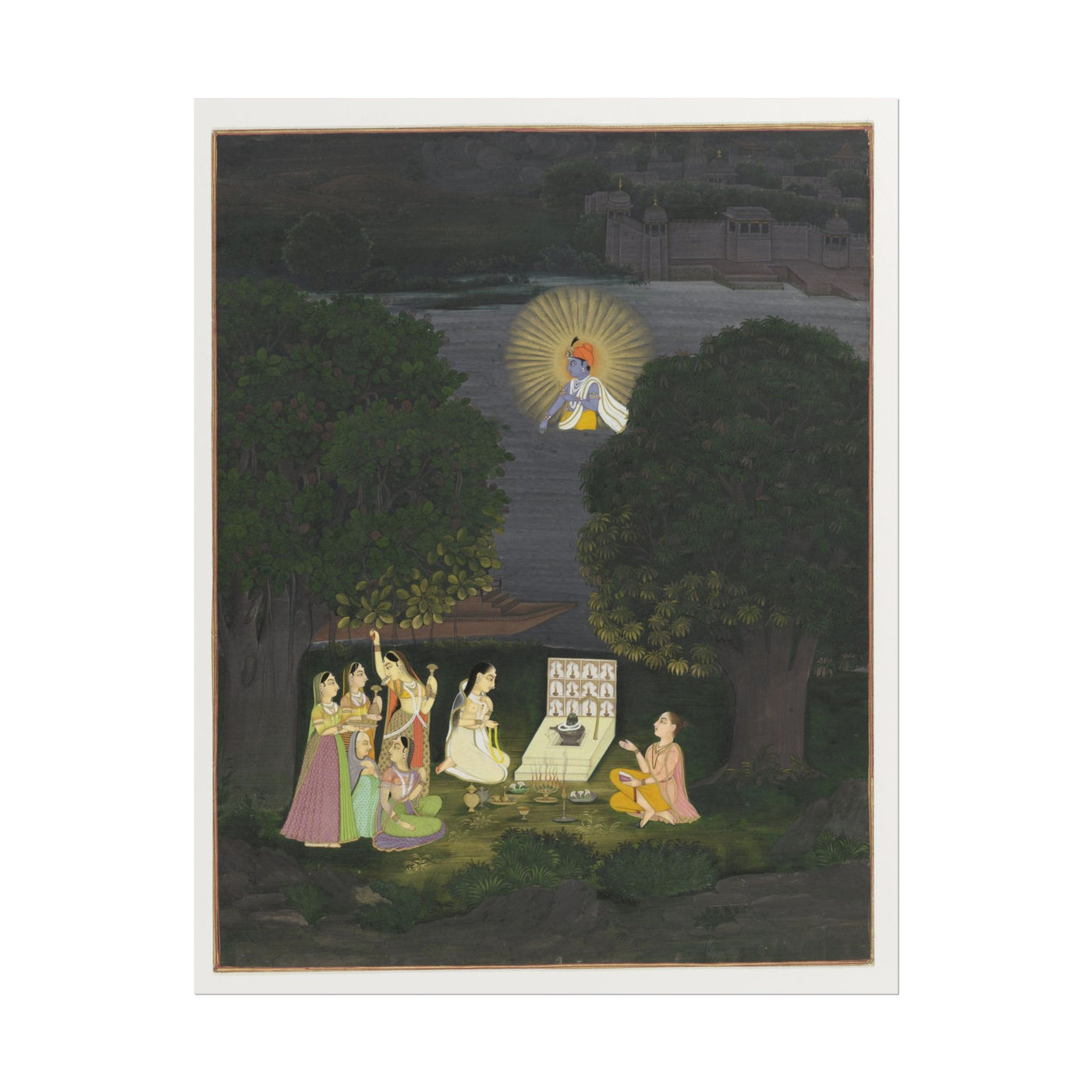 Divine Krishna Art Print 11″×14″