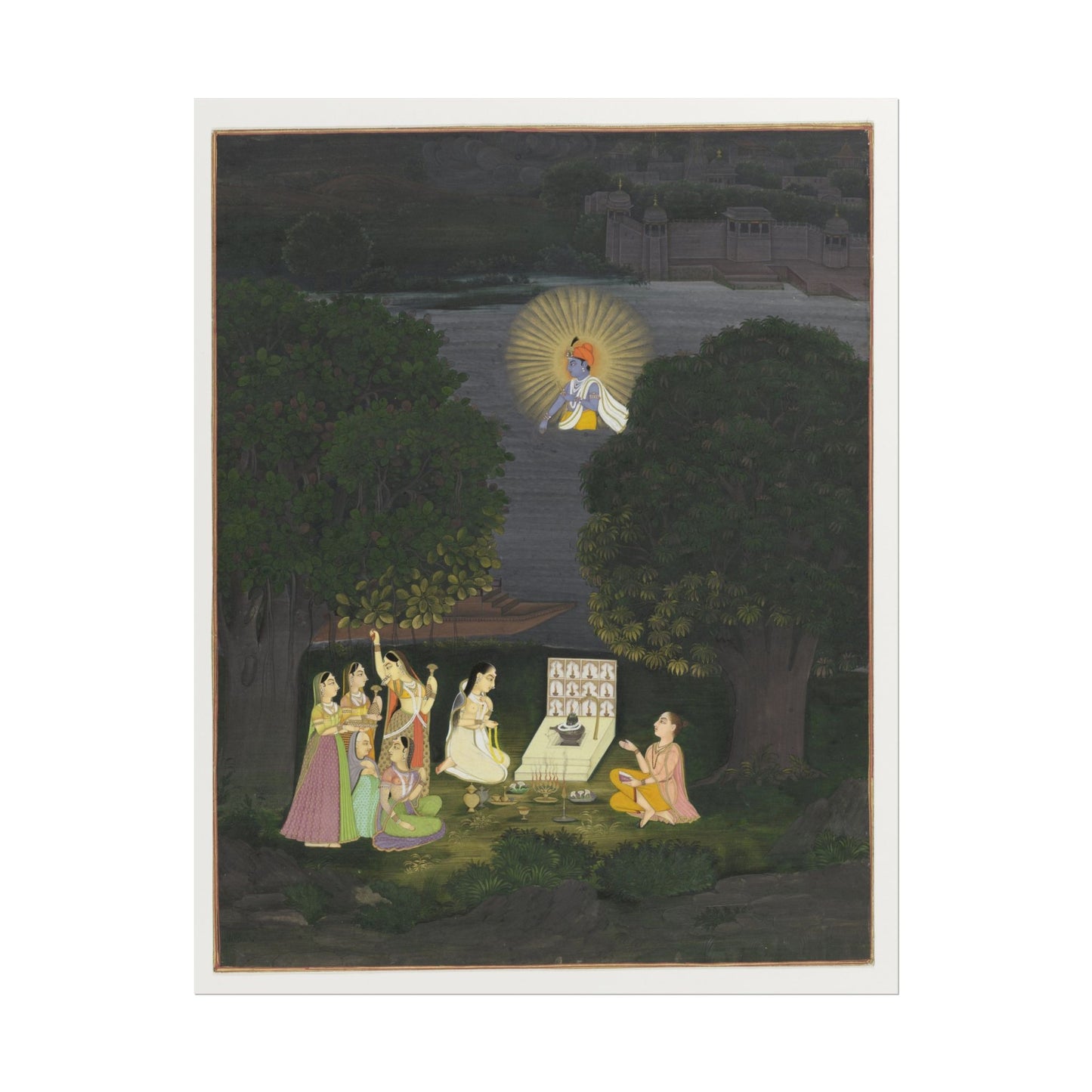 Divine Krishna Art Print