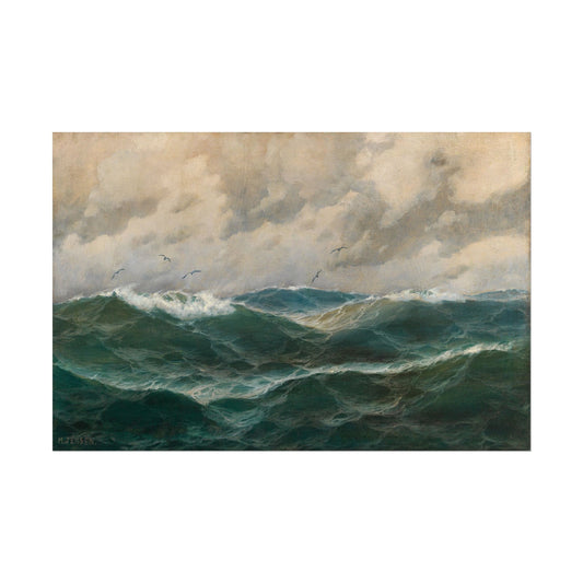 Maritime poster by Max Jensen  - 12x18 inch print