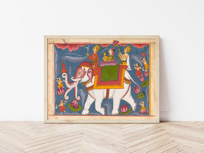 Indra Conveying Jina Rishabhanatha on Airavata