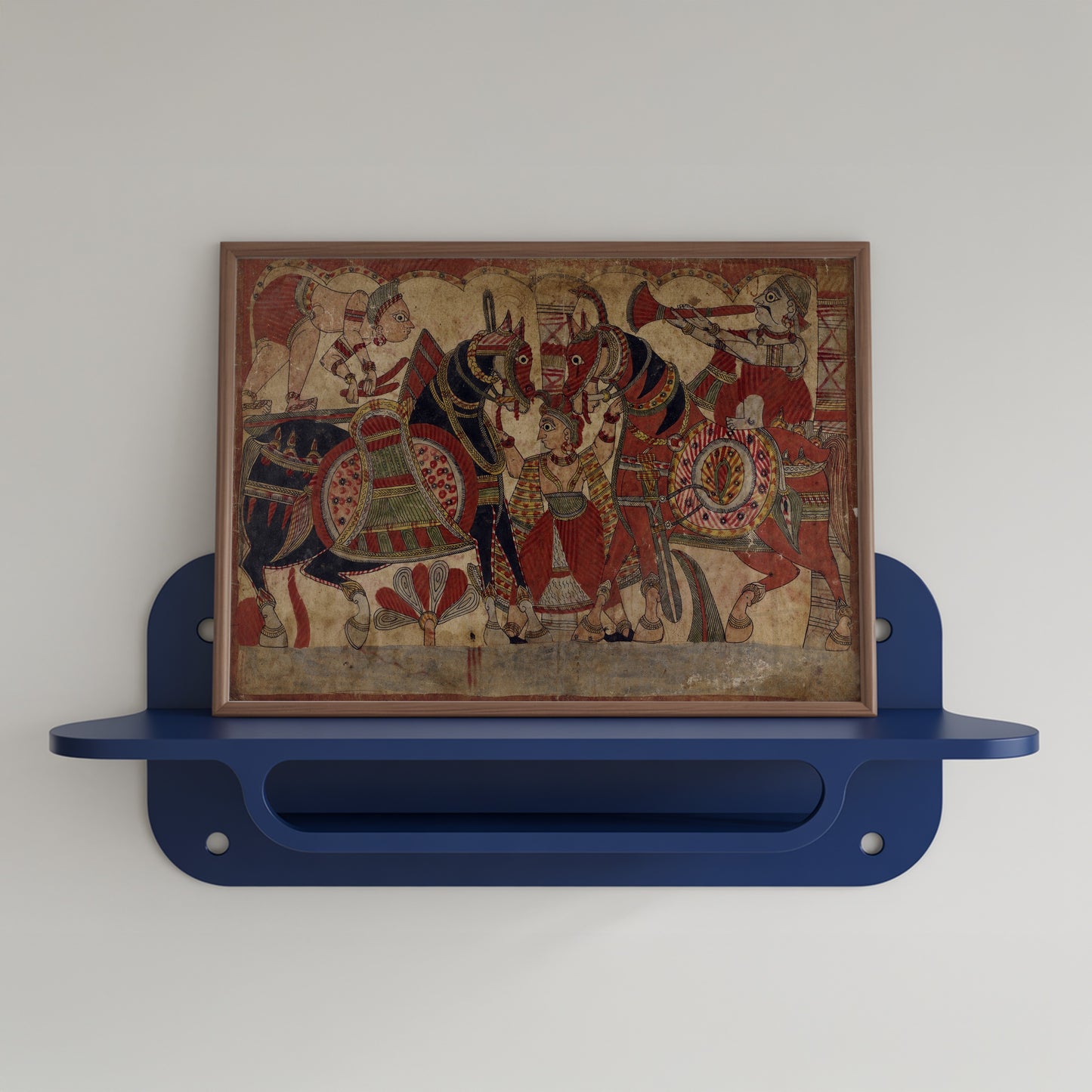 Drummer and Horn Player, Marriage of Abhimanyu and Vatsala