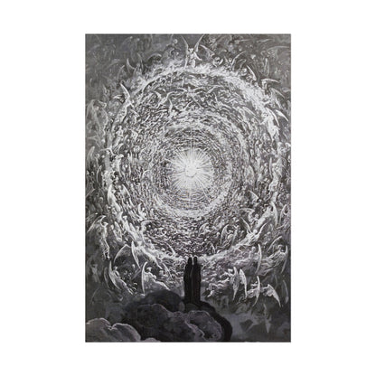 The White Rose poster by Gustave Dore  - 12x18 inch print