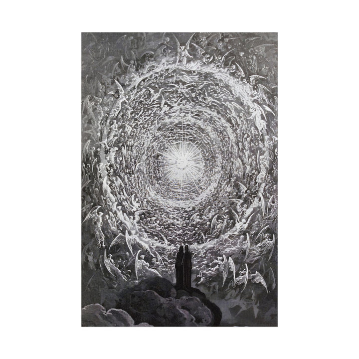 The White Rose poster by Gustave Dore  - 12x18 inch print