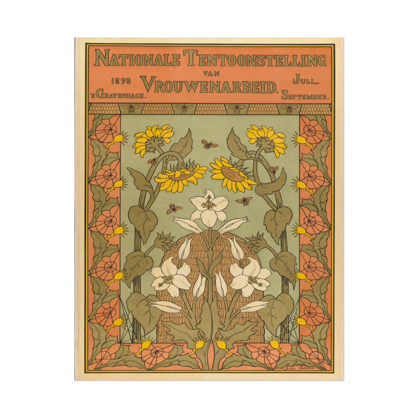 Vintage Women's Labor Exhibition Print 11″×14″