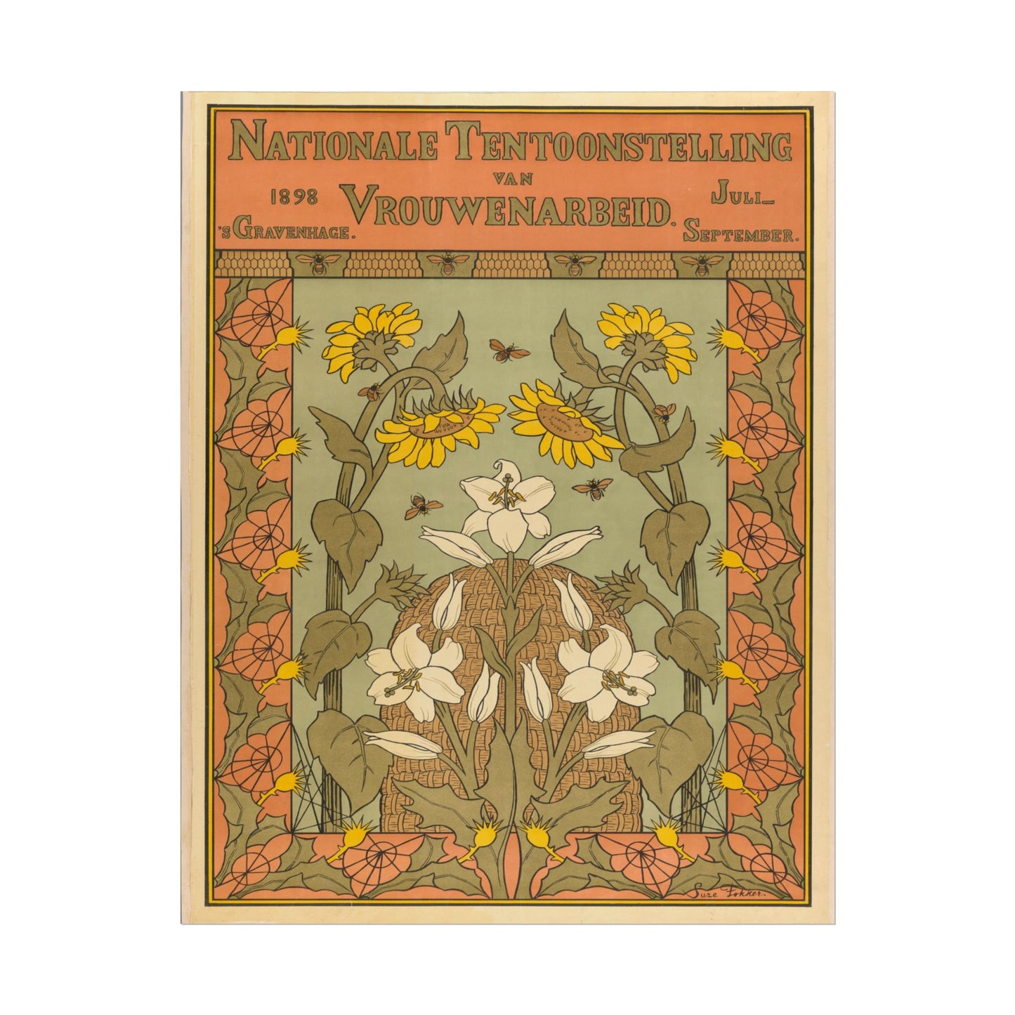 Vintage Women's Labor Exhibition Print