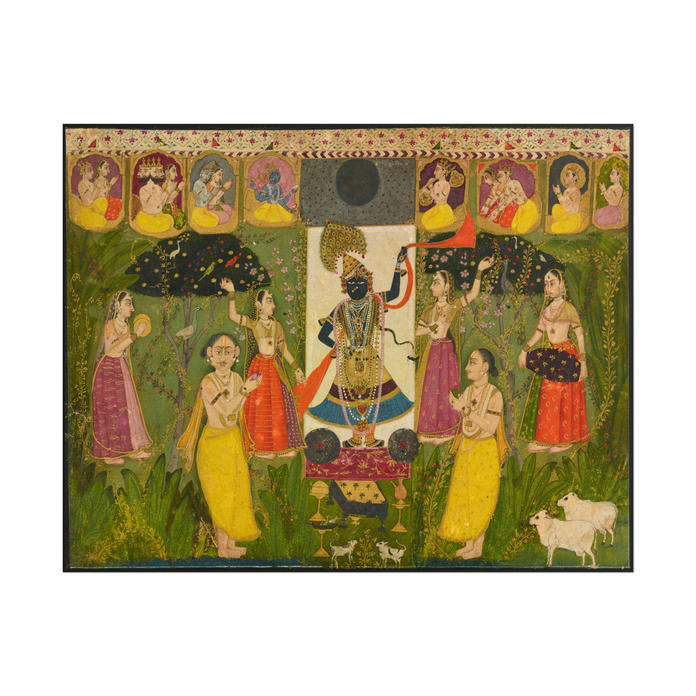 Worship of Shri Nathji 14″×11″