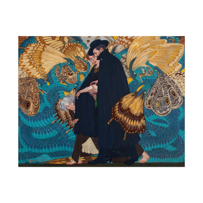 The War and Us poster by Edward Okun  - 11x14 inch print