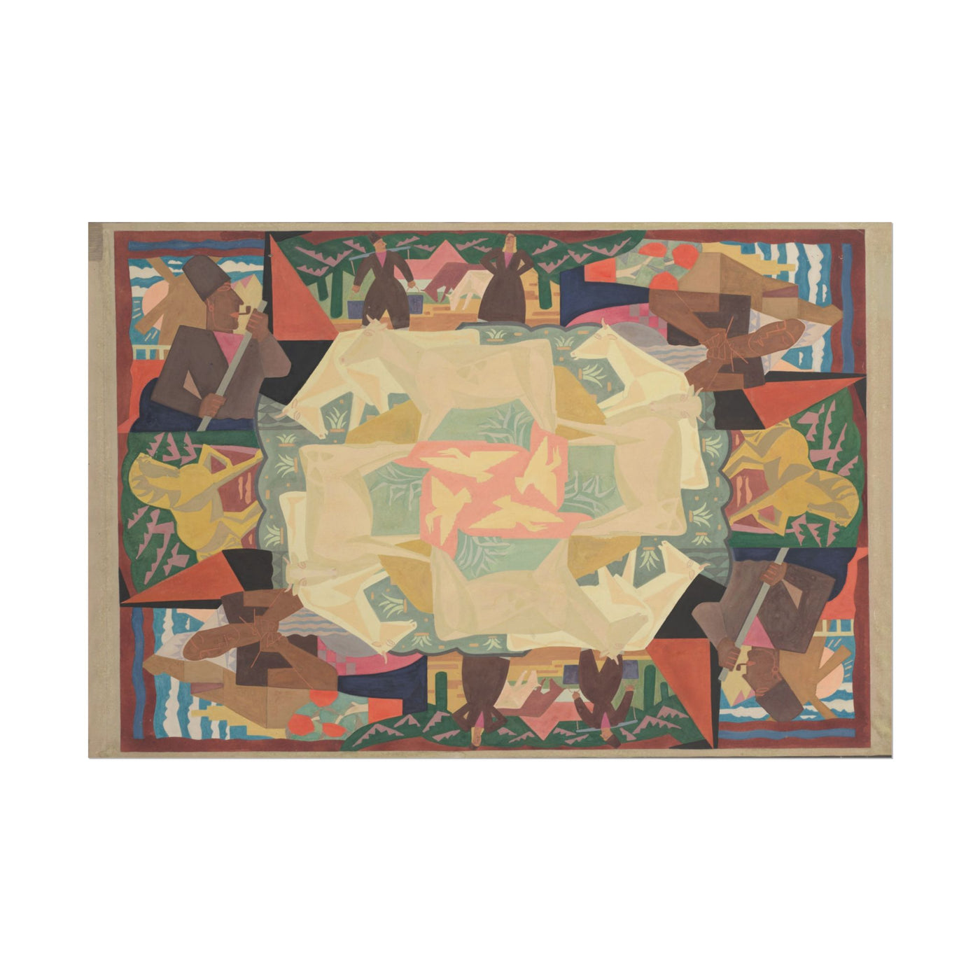 Dutch Tapestry Design "Holland" 18″×12″