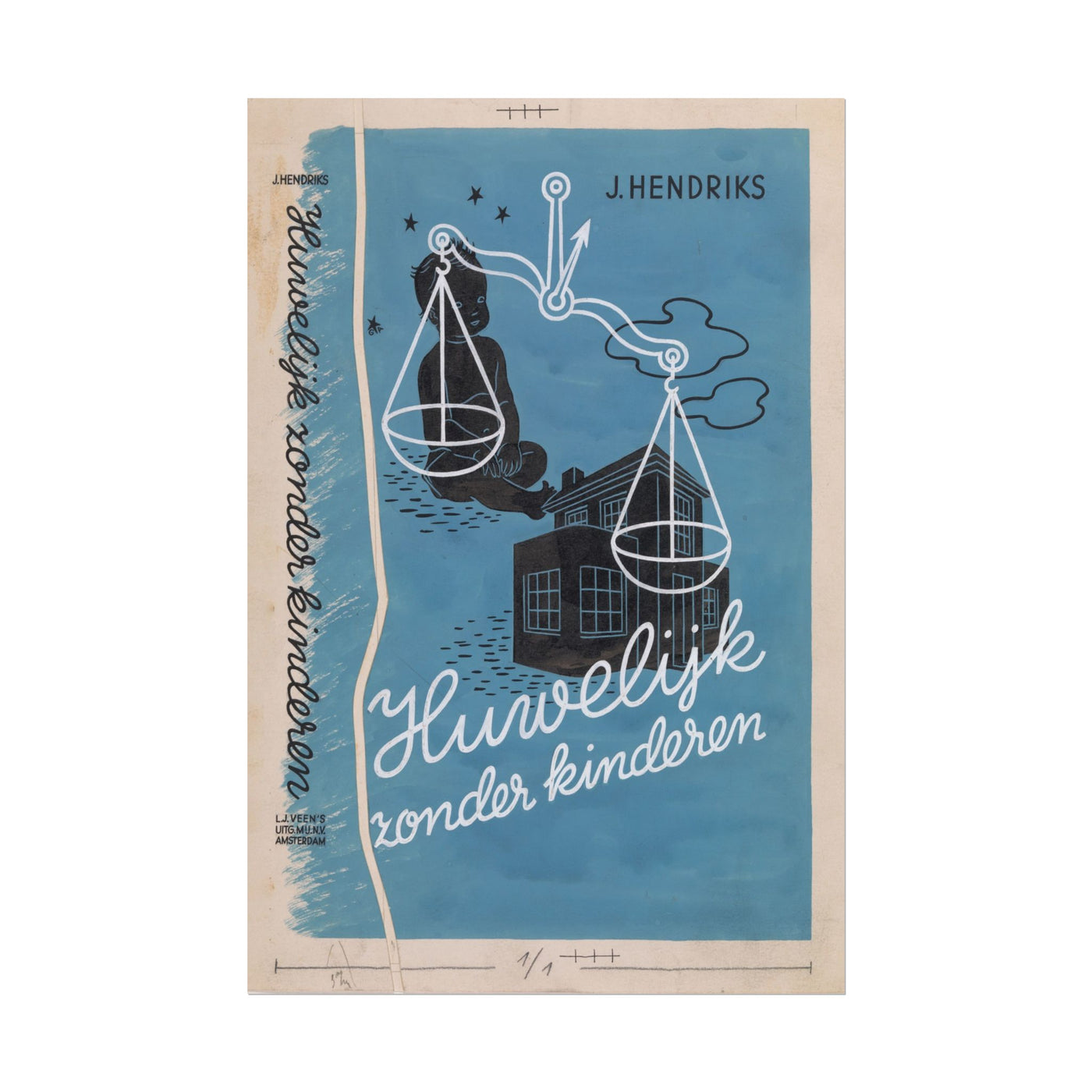 Huwelijk zonder Kinderen Book Cover 12″×18″